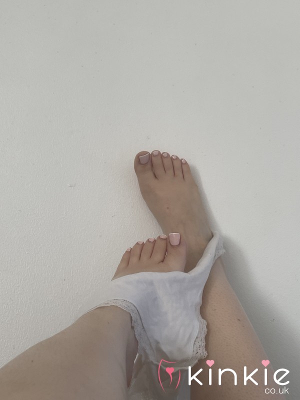 Worn Soft White Panties Clingy Fit🤍