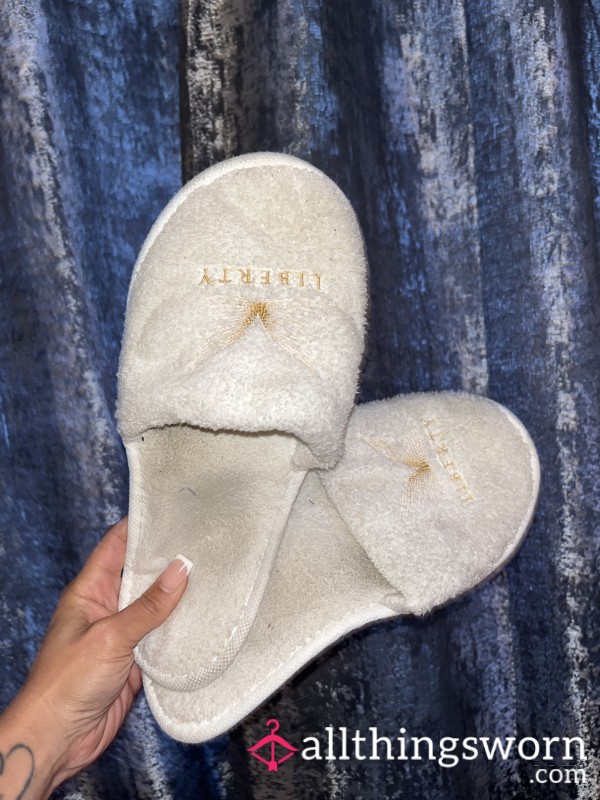 Worn Spa Slippers