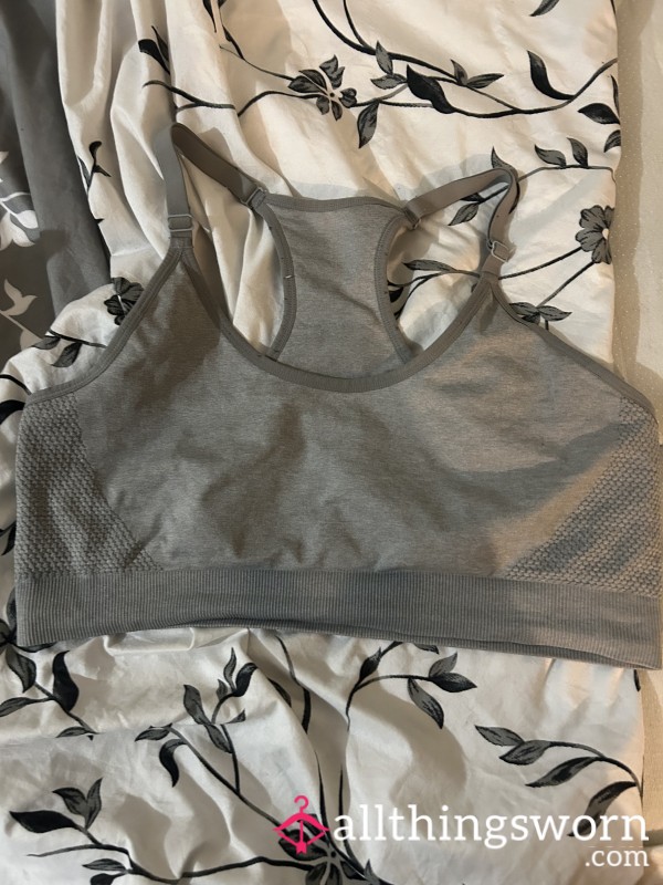 Worn Sports Bra