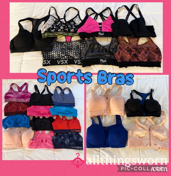 Worn Sports Bras Victoria’s Secret, Under Armour And More!