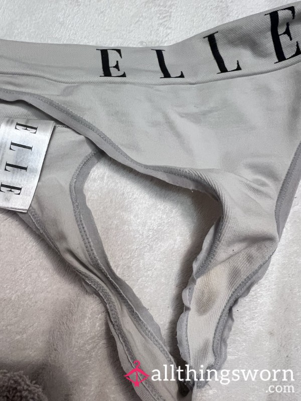 Worn Sports Thong - Stained