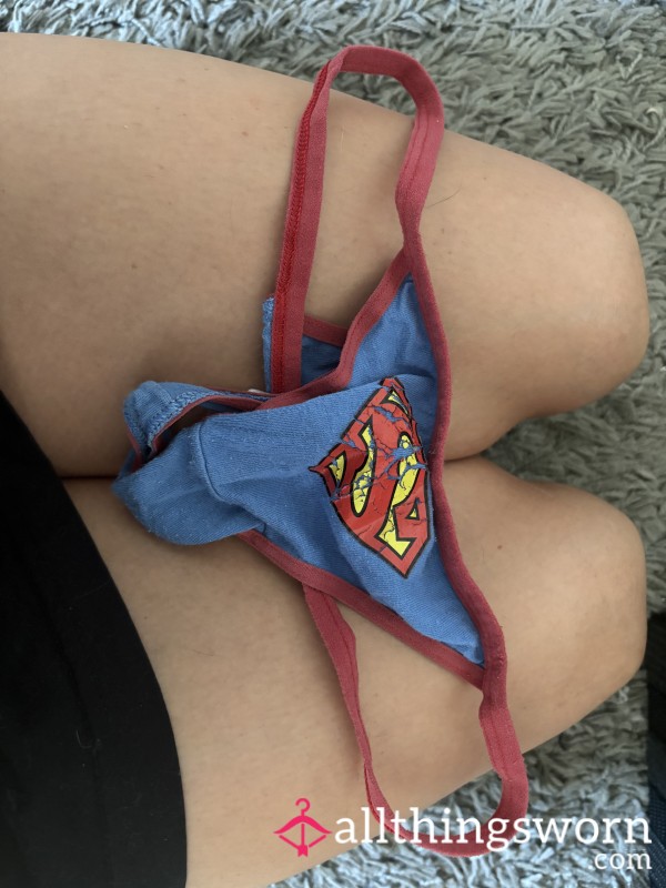 Worn Superman Thong – Years Of Power, Just For You 💥💦