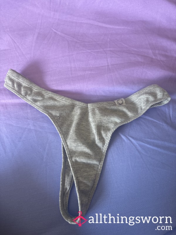 Worn, Sweaty And Marked Thongs
