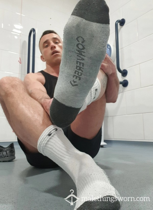 Worn Sweaty Converse Socks