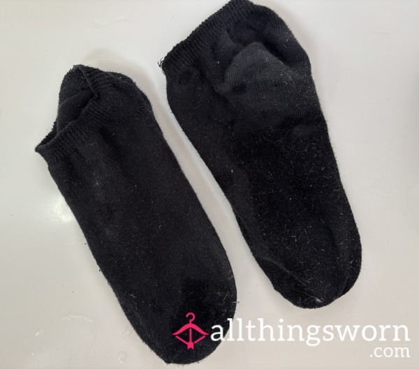 Worn Sweaty Socks From My Morning Walk 🦶