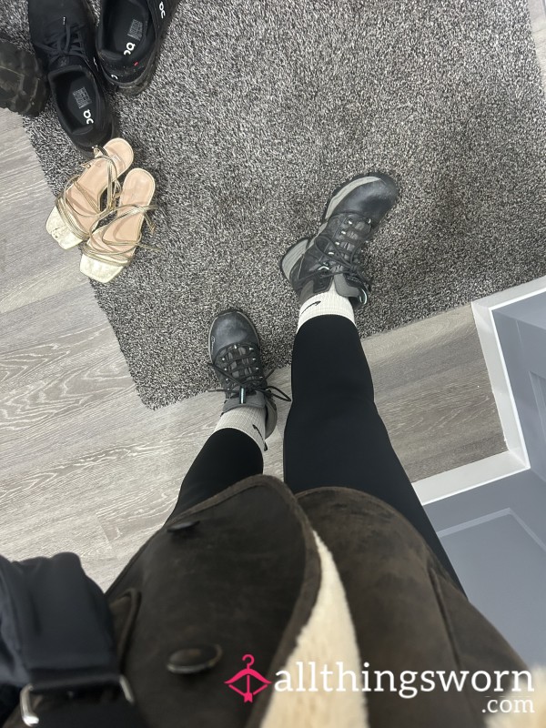 Worn Sweaty Walking Socks