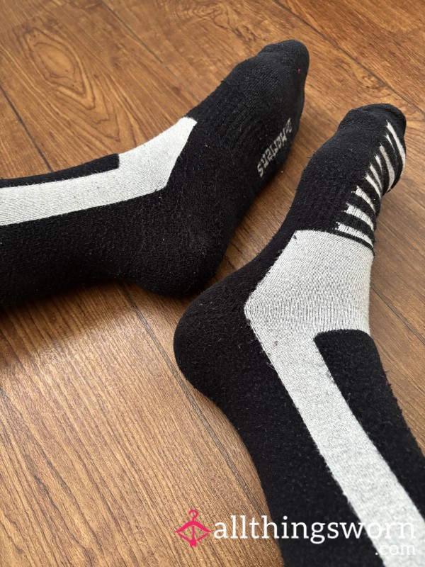 Worn Thick Black Dr. Martens Socks