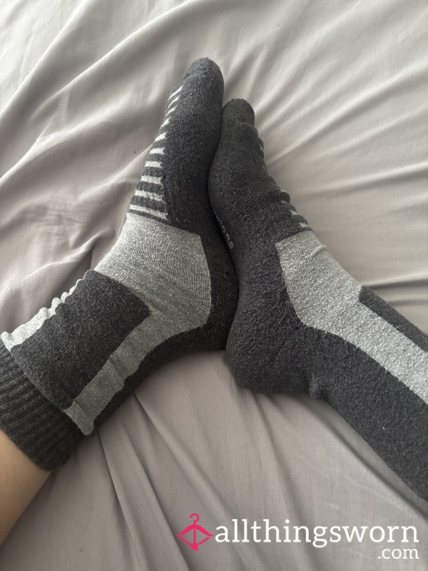 Worn Thick Grey Dr. Martens Socks