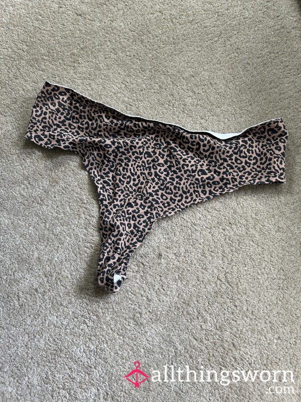 Worn Thong - 8 Hours, Gym Day