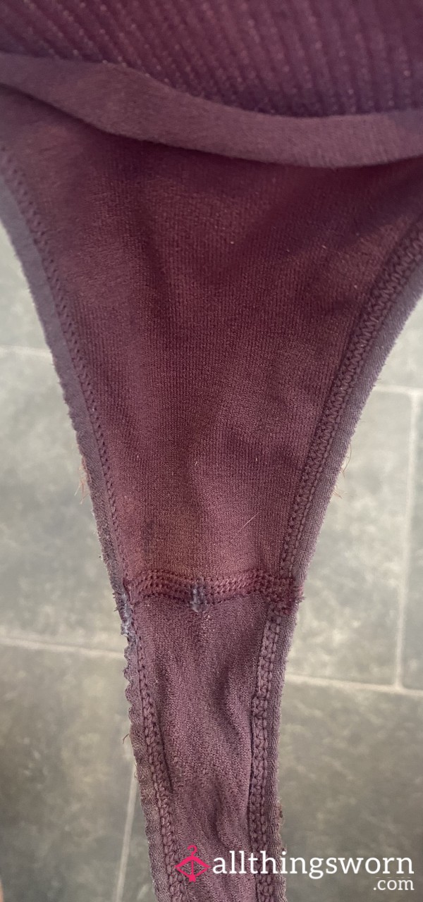 Worn Thong Will Keep On Today