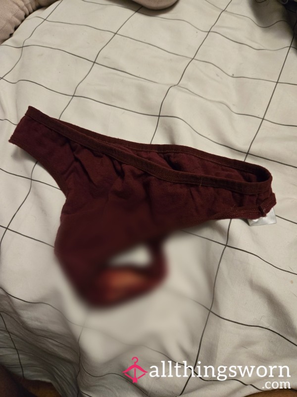 Worn Thong With Natural Stains – Shipping Included