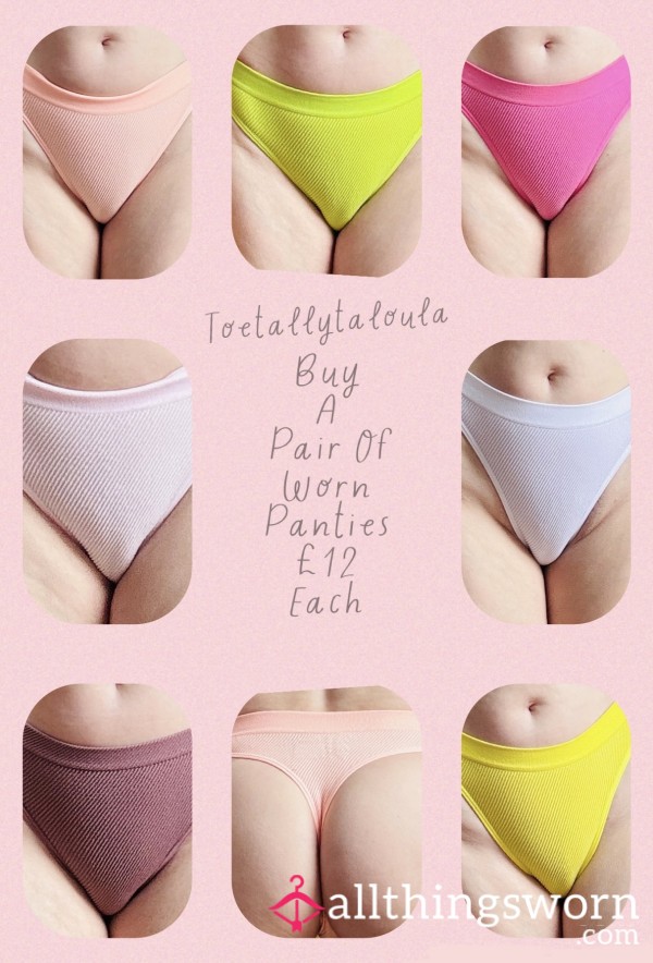 Worn Thong You Pick Your Colour
