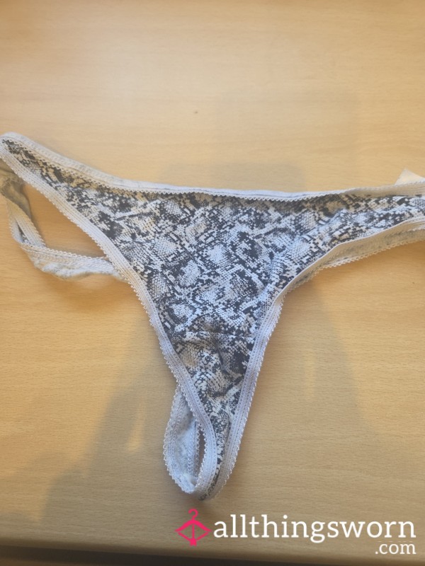 Worn Thongs 24 Hours