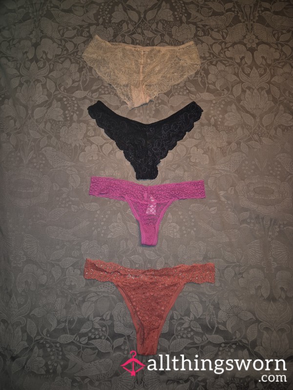 Worn Thongs 24hrs