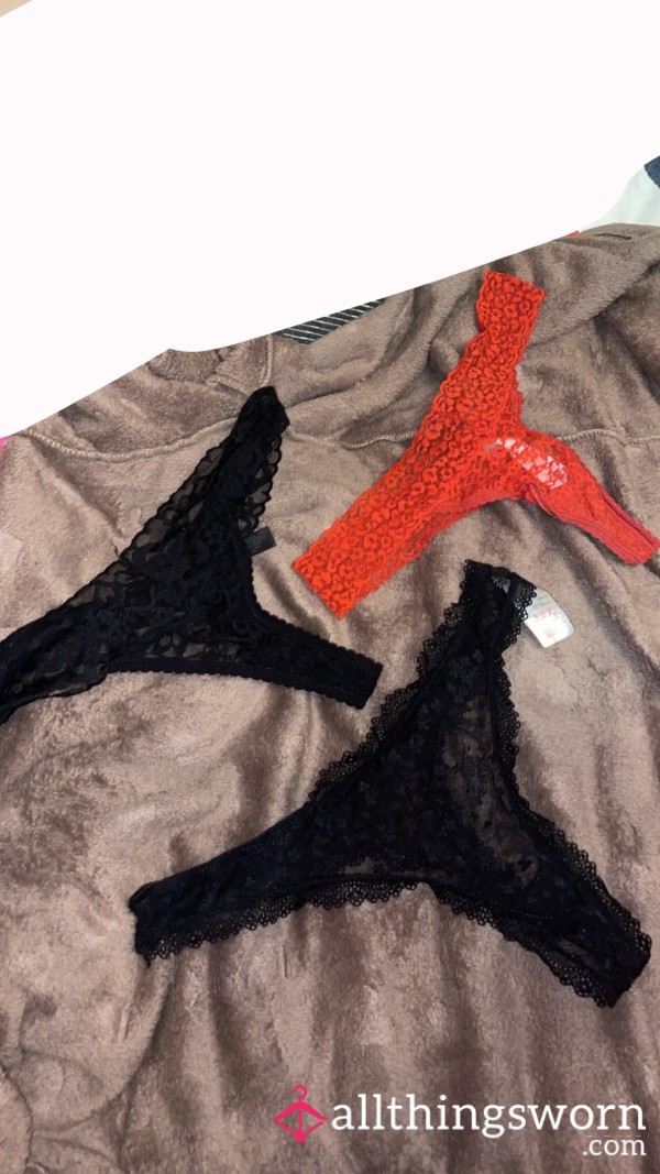 Worn Thongs 💋 Promised Natural Scent And Drips