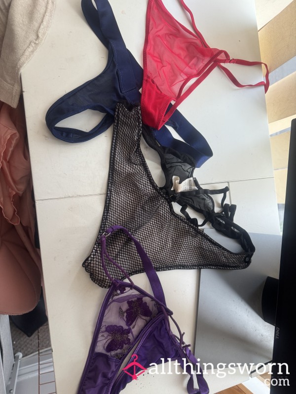 Worn Thongs Soaked In My Power - Used Thongs