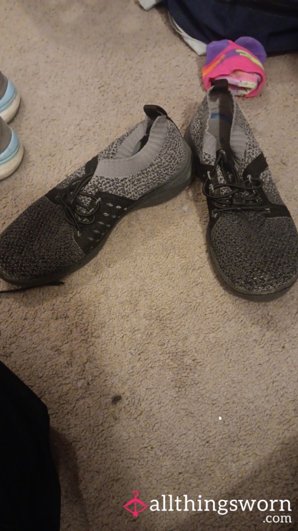 Tight, Black, Work Out Shoes