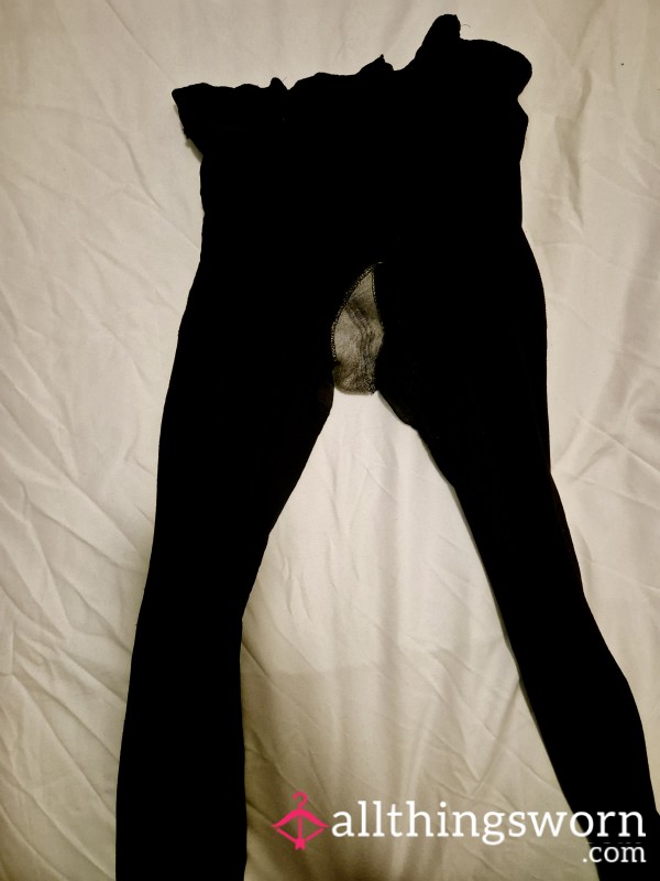 Worn Tights With Fragrant Gusset 😉🌸