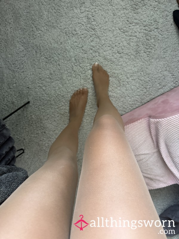 Worn Tights With Rips