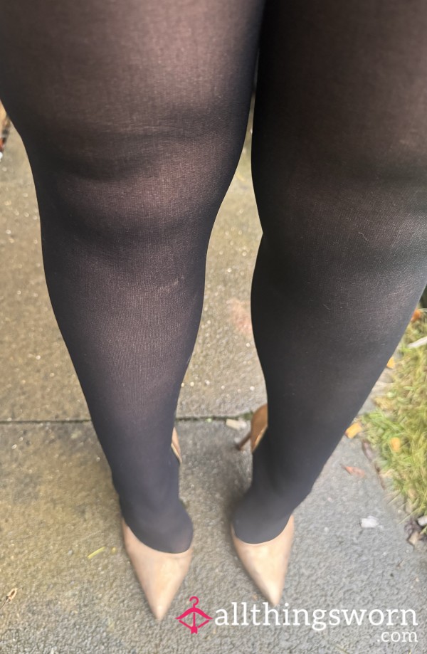 Worn Tights Worn Them All Day In The Office After Gym