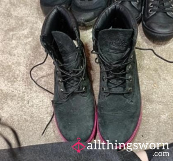 Worn Timberland Boots