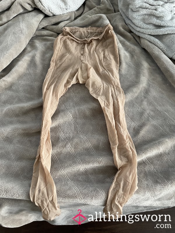 Worn To Church Tan Pantyhose