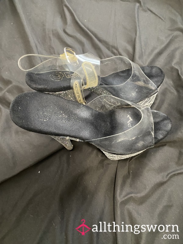 Sold- Worn To Crap Dancer Heels
