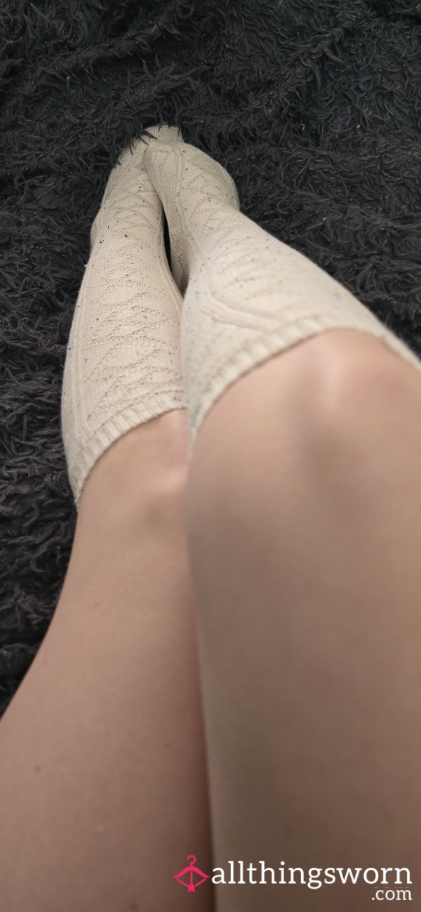 🤍 Worn-to-Order Knee-High Socks — 24 Hours Of Real-Life Wear 🤍