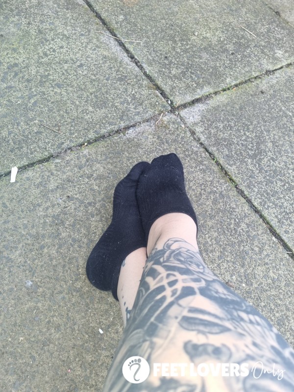 Worn Today Whilst Grafting At Work, Top Quality Sweaty Socks