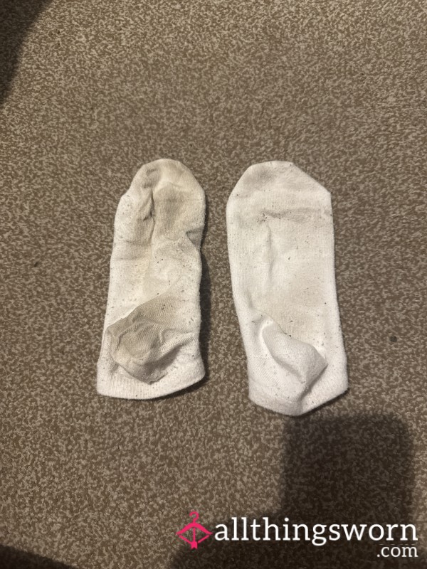 Worn Trainer Socks