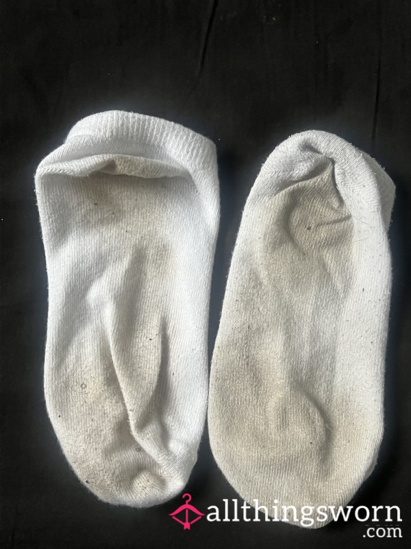Worn Trainer Socks