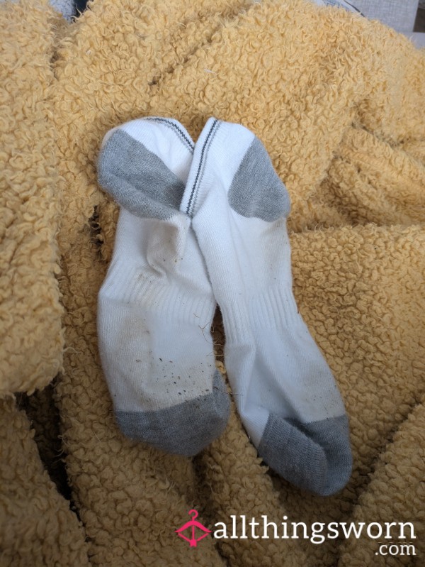 Worn Trainer Socks