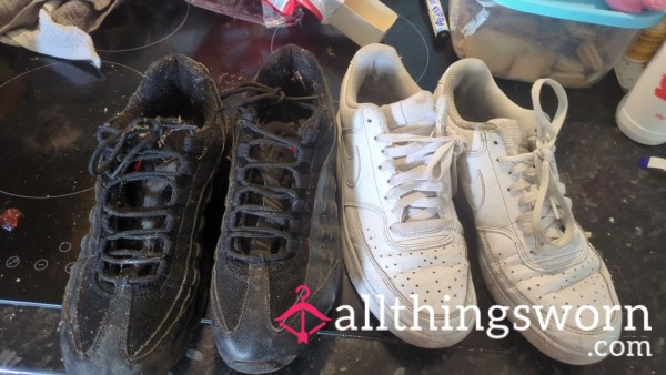 Worn Trainers