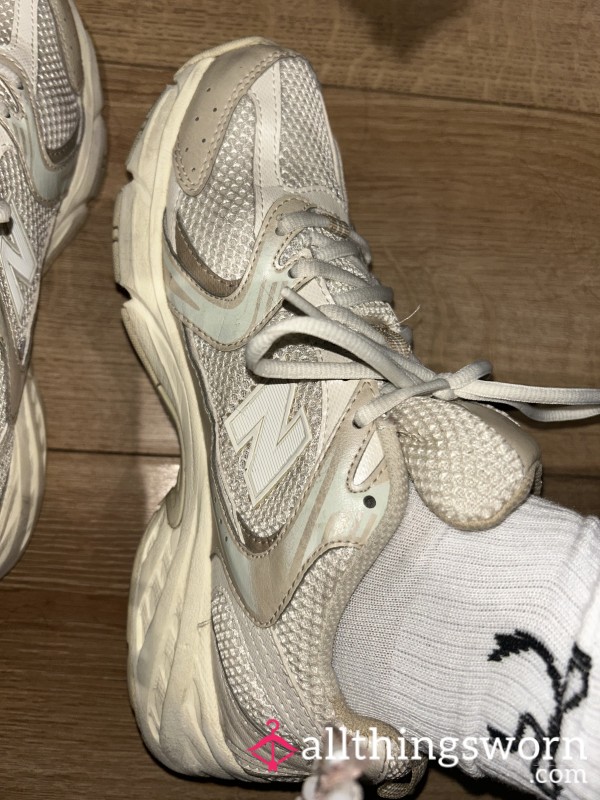 Worn Trainers (with And Without Socks)