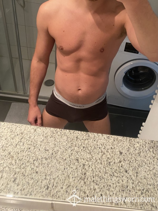 Worn Underwear  Calvin Klein Brown (incl. Worldwide Shipping)