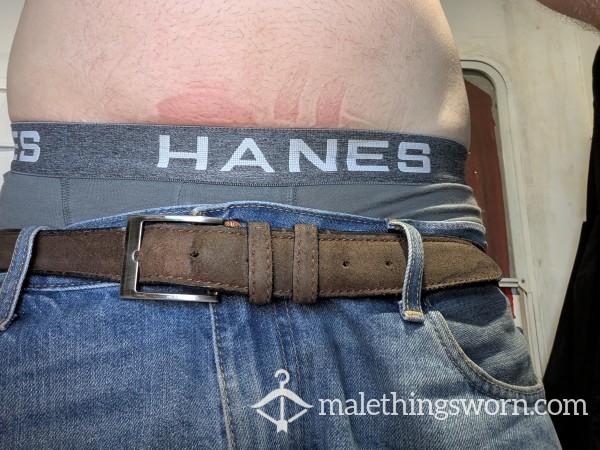 Worn Underwear From Working In The Yard All Day