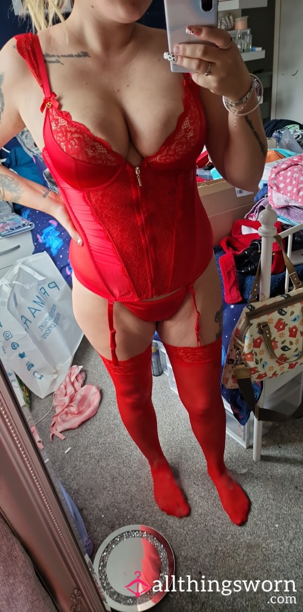 Worn Used Lingerie Set