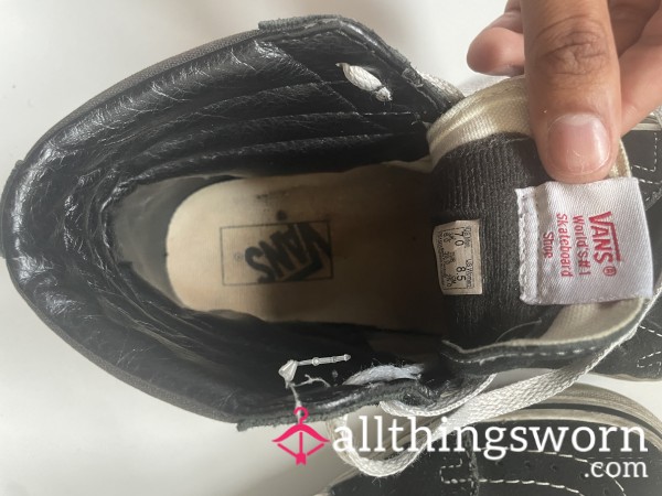 Worn Vans Trainers