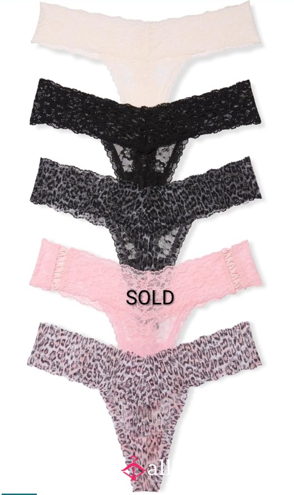 💖 Worn Victoria’s Secret Lace Thongs – Buyer’s Choice 💖