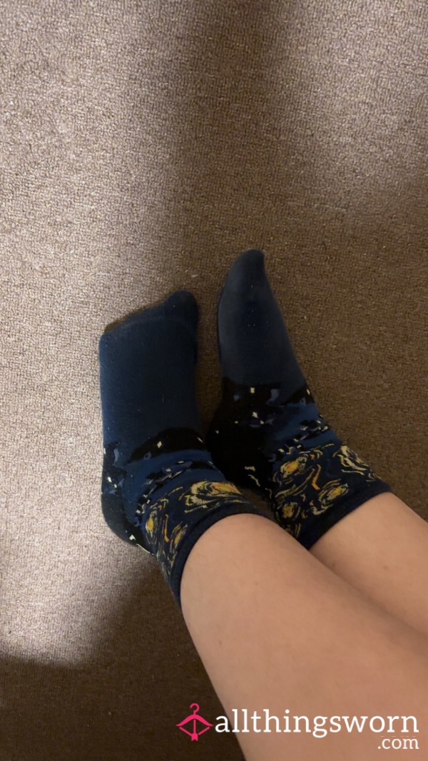 WORN Vincent Van Gogh Starry Night Socks
