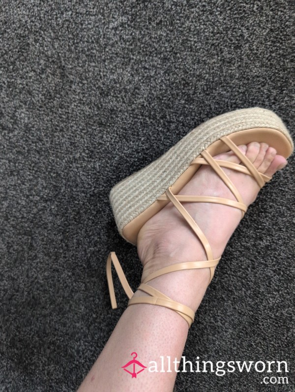 Worn Wedge Shoe