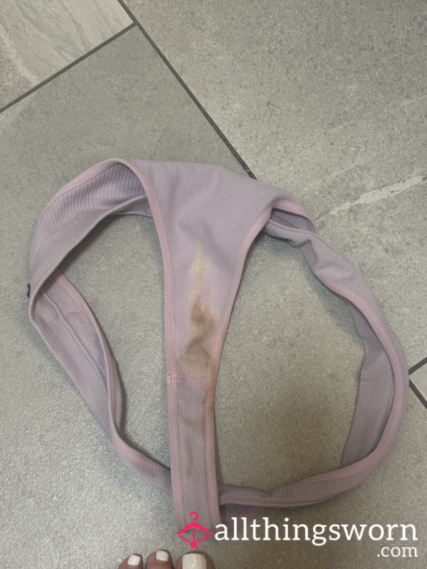 Worn Well Purple Thong