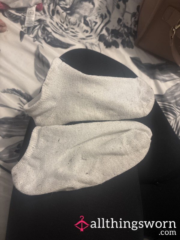 White Ankle Socks