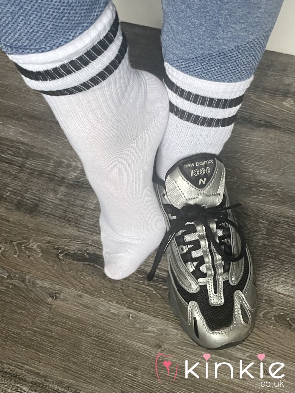 Worn White Athletic Socks – Real Use, Real Scent