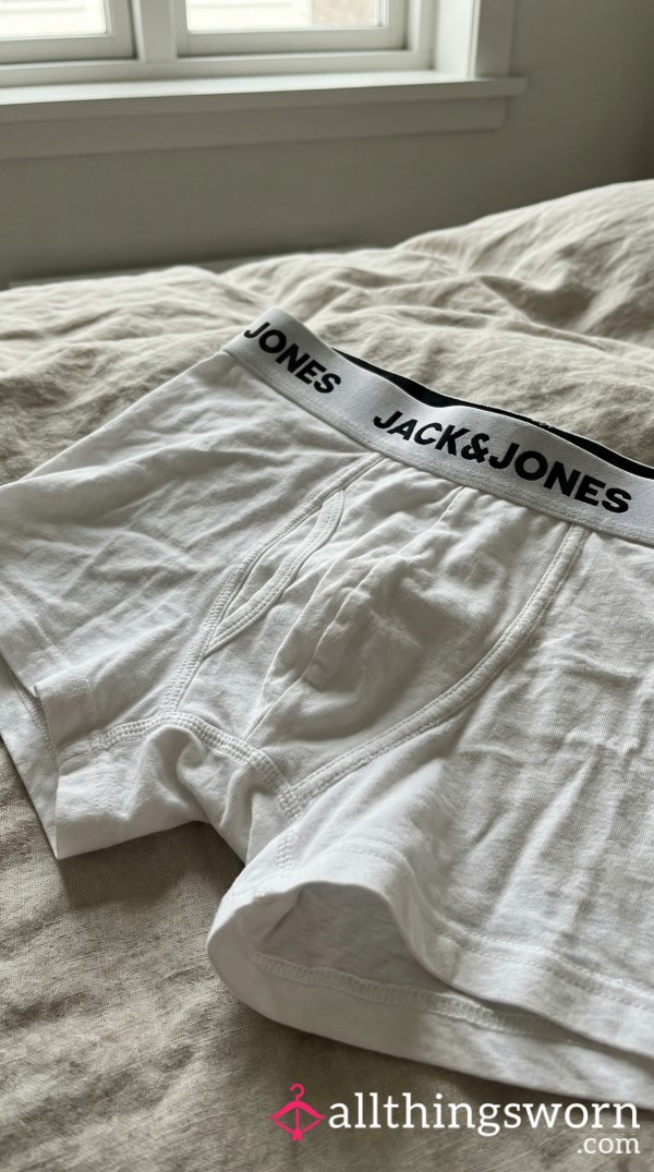 Worn White Boxers - 48h - Favorite Gym Boxers