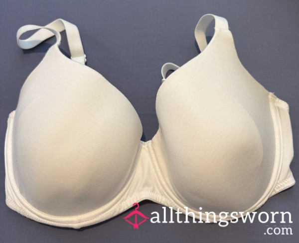 Worn White Bra