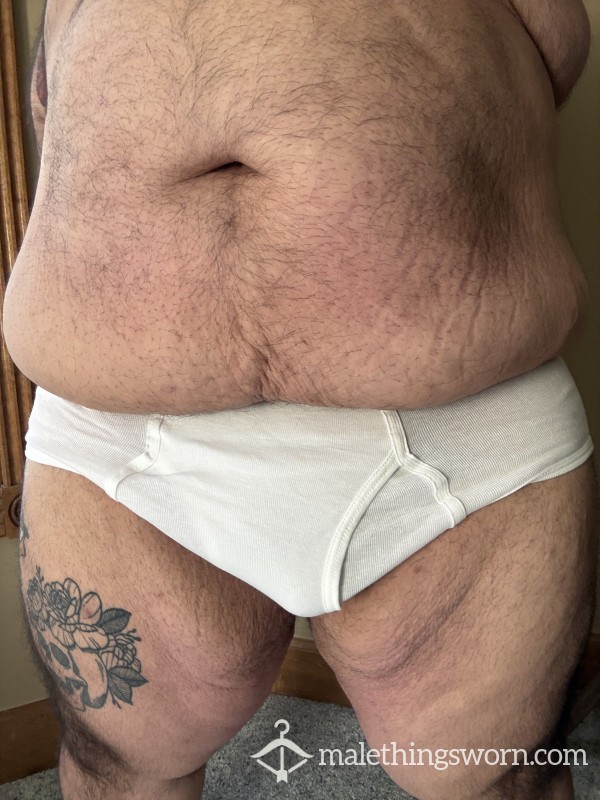 Worn White Briefs