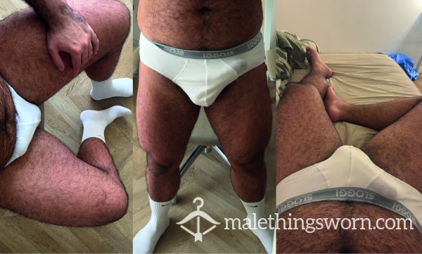 Worn White Briefs