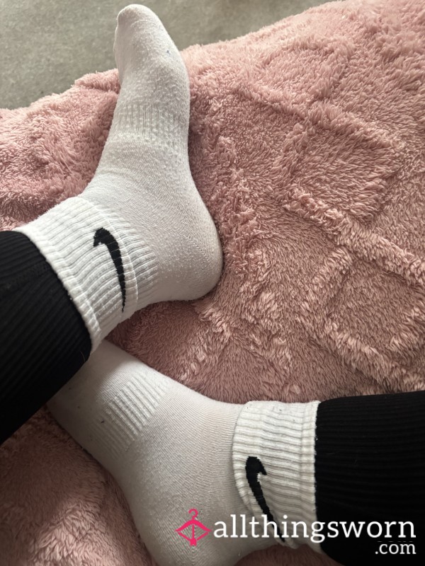 Worn White Gym Socks🤍😍