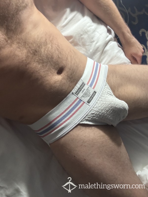 Worn White Jock